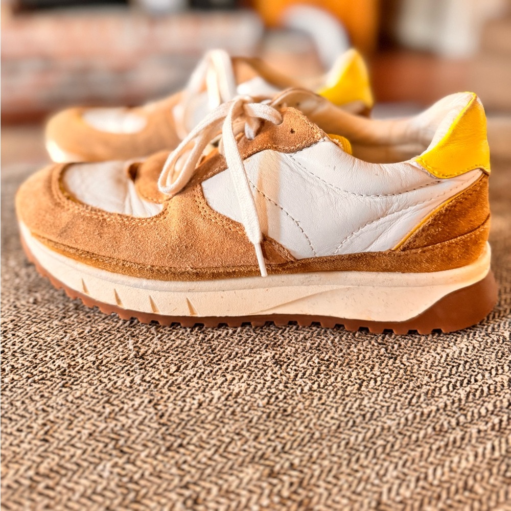 “MADEWELL” brand Kickoff Trainer Sneakers in genuine Leather and Suede